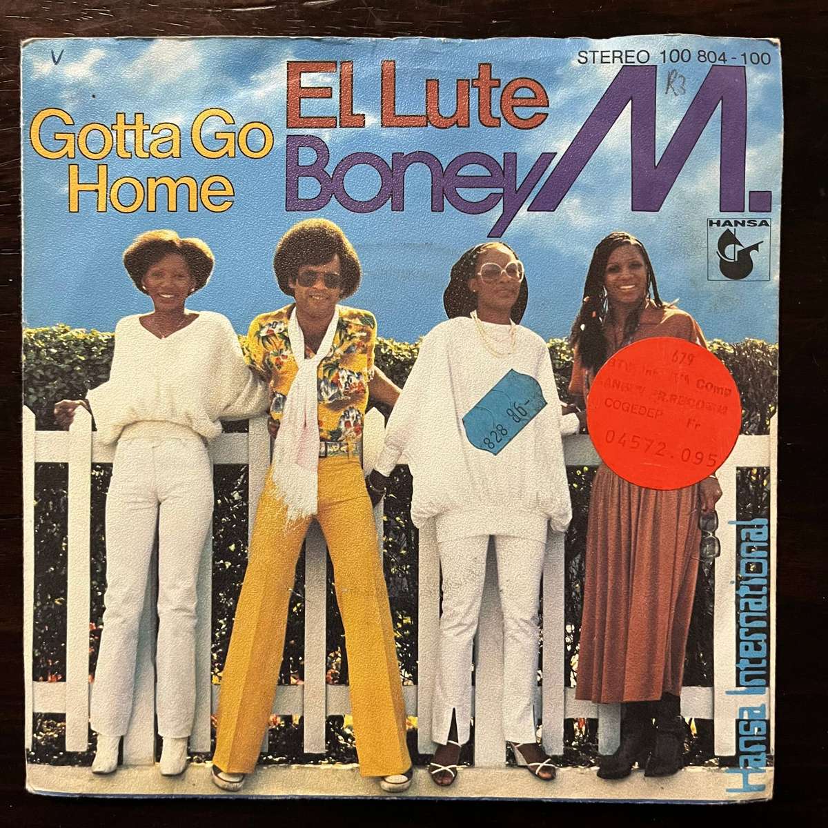 Boney M. - El Lute / Gotta Go Home Vinyl 7 Inch Single German Press