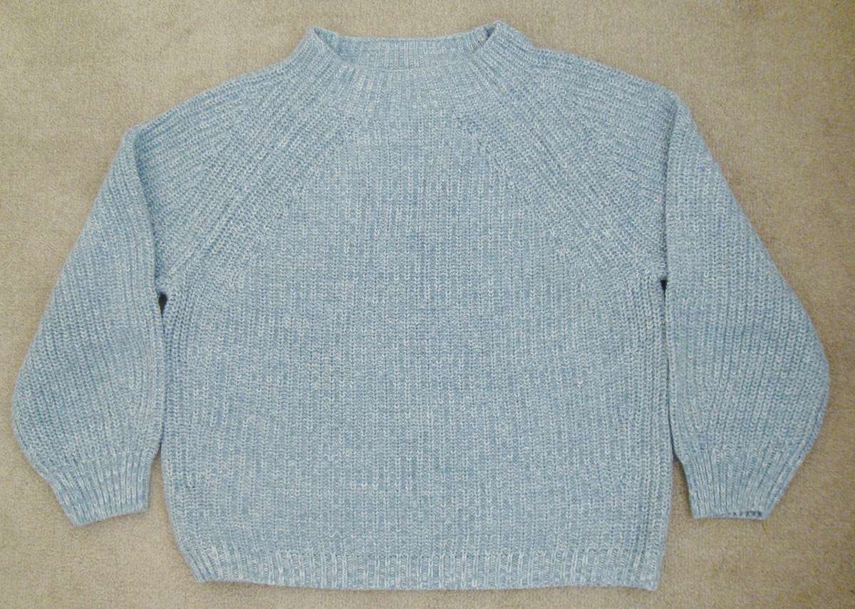 BRAND  NEW   -   Ladies   Jersey  -  COTTON  -   Size  medium -   Beautiful  Baby Blue