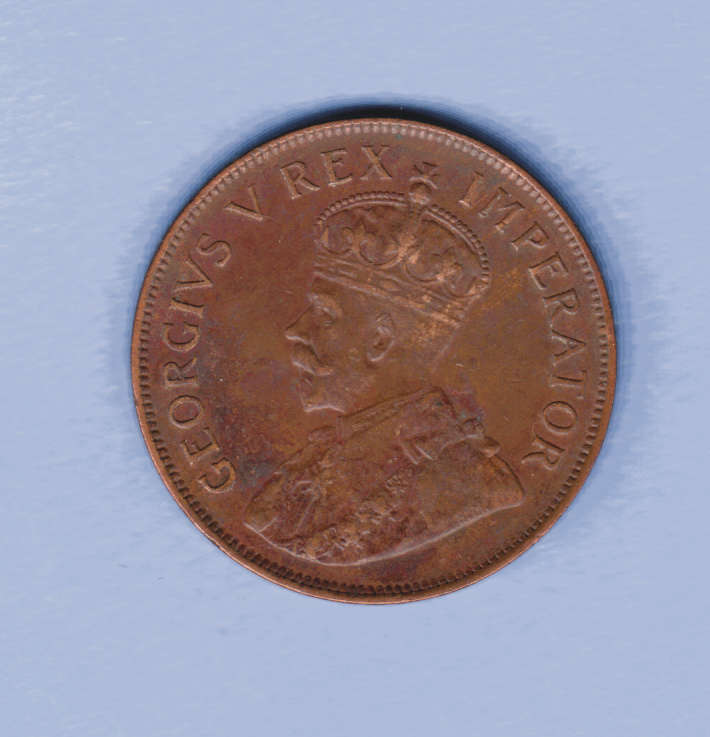 1934 SA Union Bronze One Penny