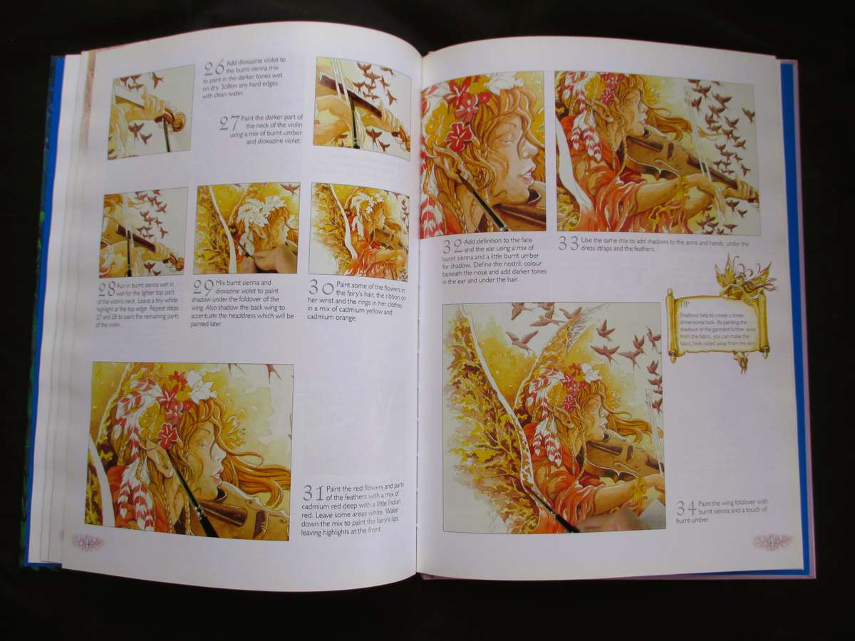 Painting Fairies in Watercolour Book by Paul B. Davies