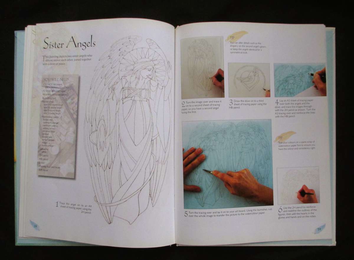Painting Angels in Watercolour Book by E. Hamer