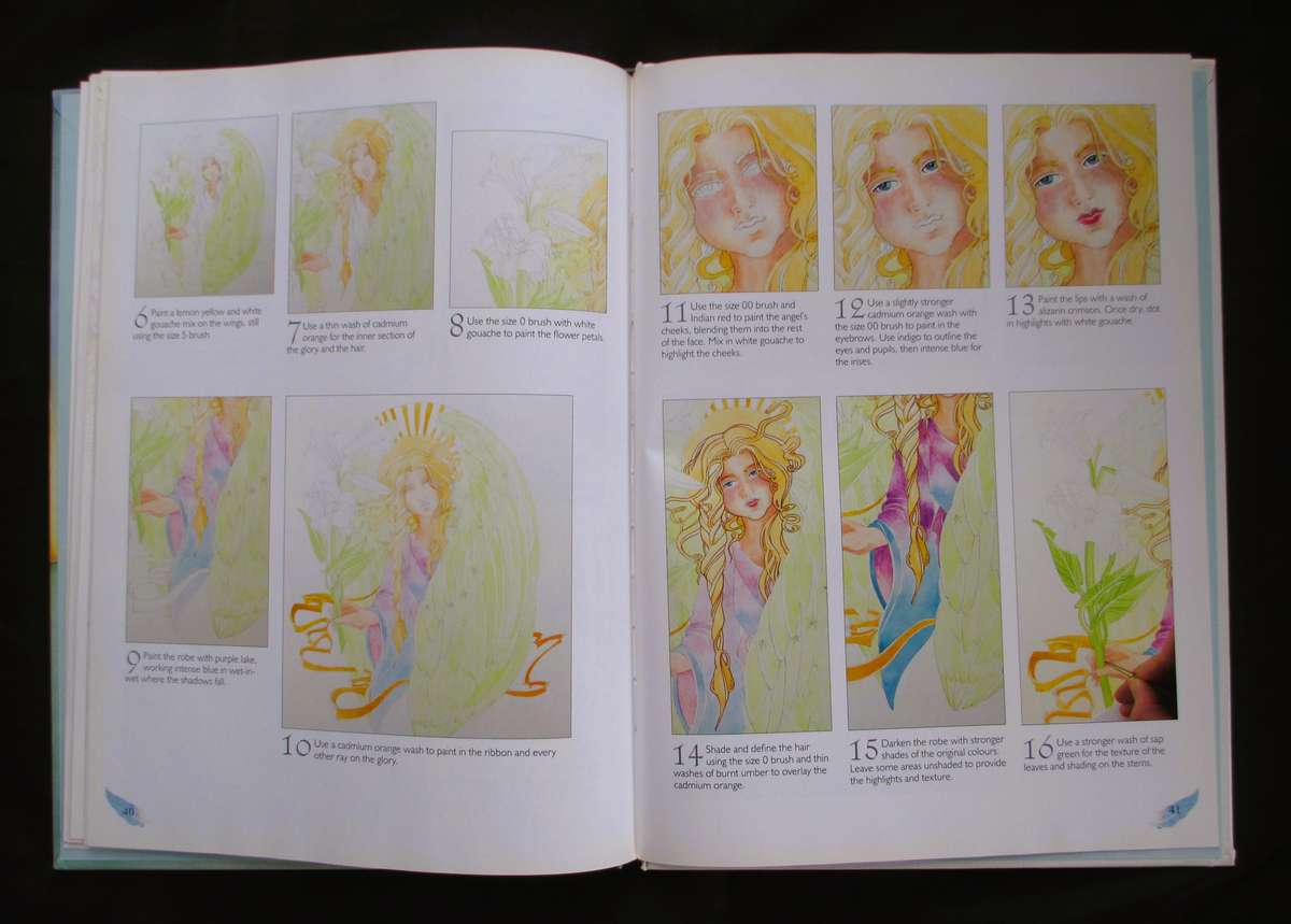 Painting Angels in Watercolour Book by E. Hamer