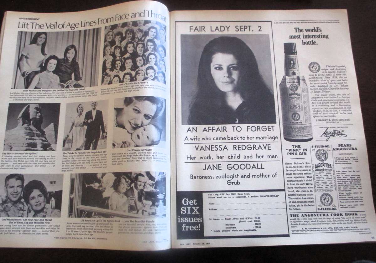 Vintage August 1970 Fair Lady Magazine. 167p