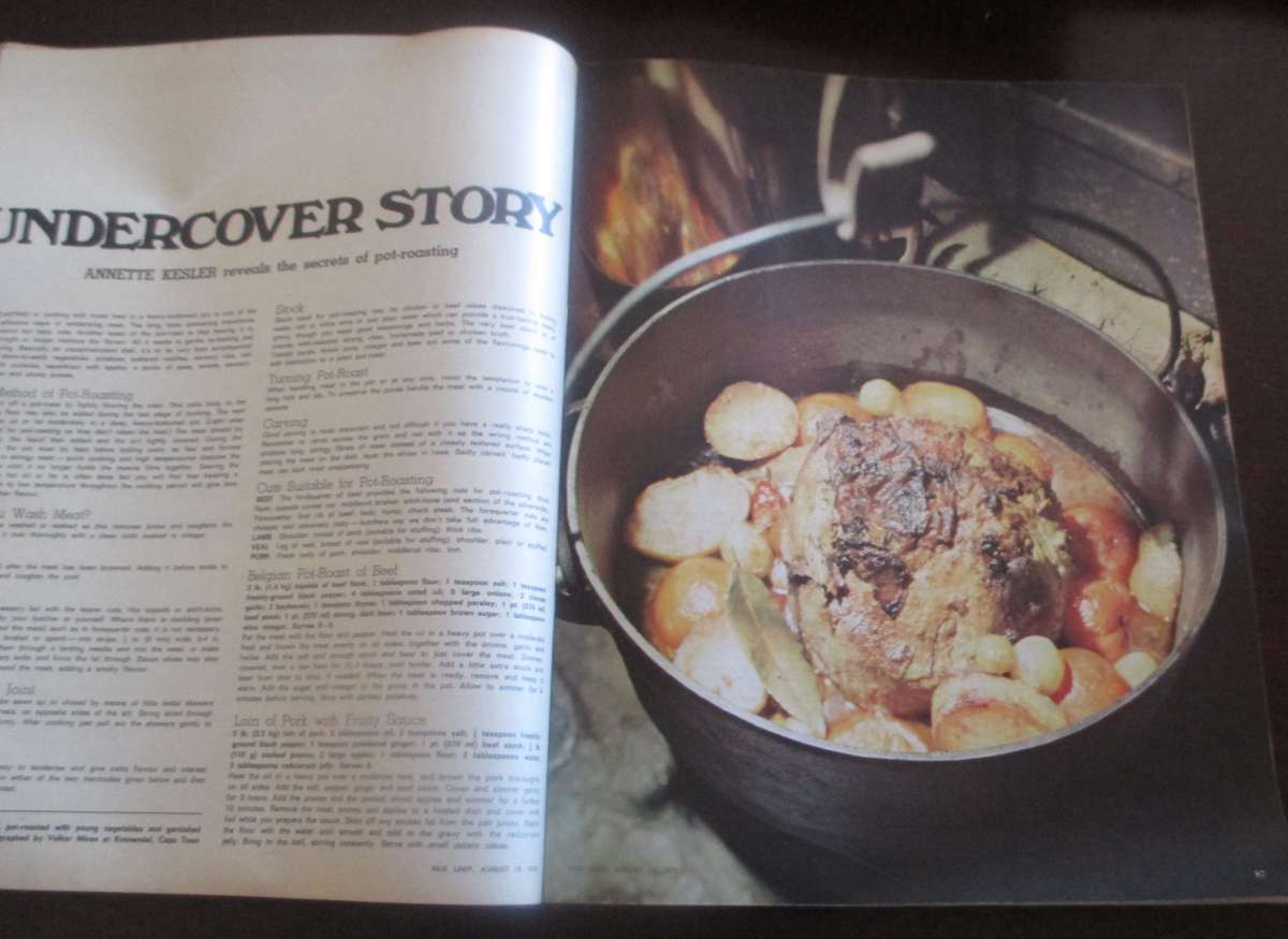 Vintage August 1970 Fair Lady Magazine. 167p