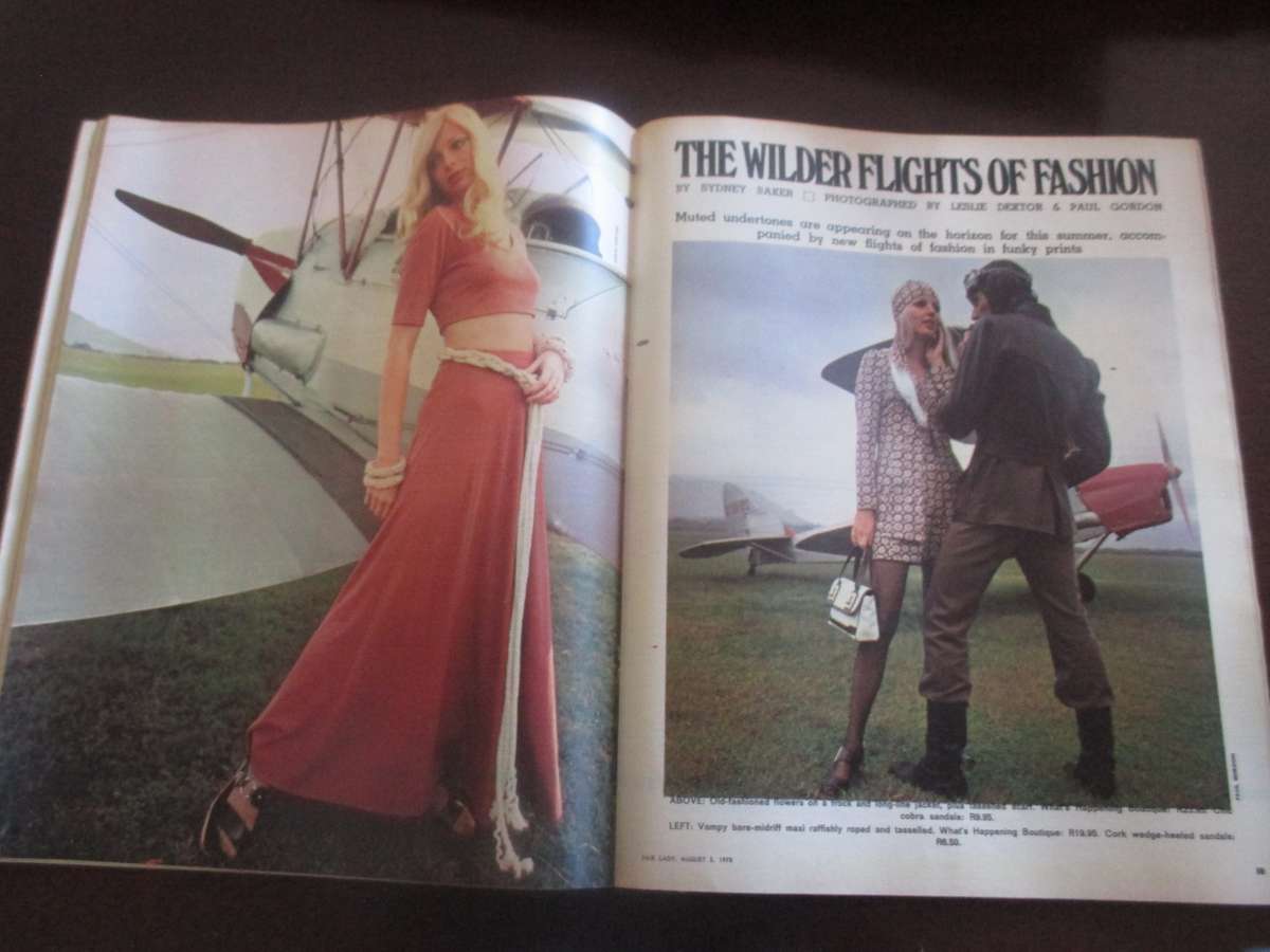 Vintage August 1970 Fair Lady Magazine. 175p As per photo.