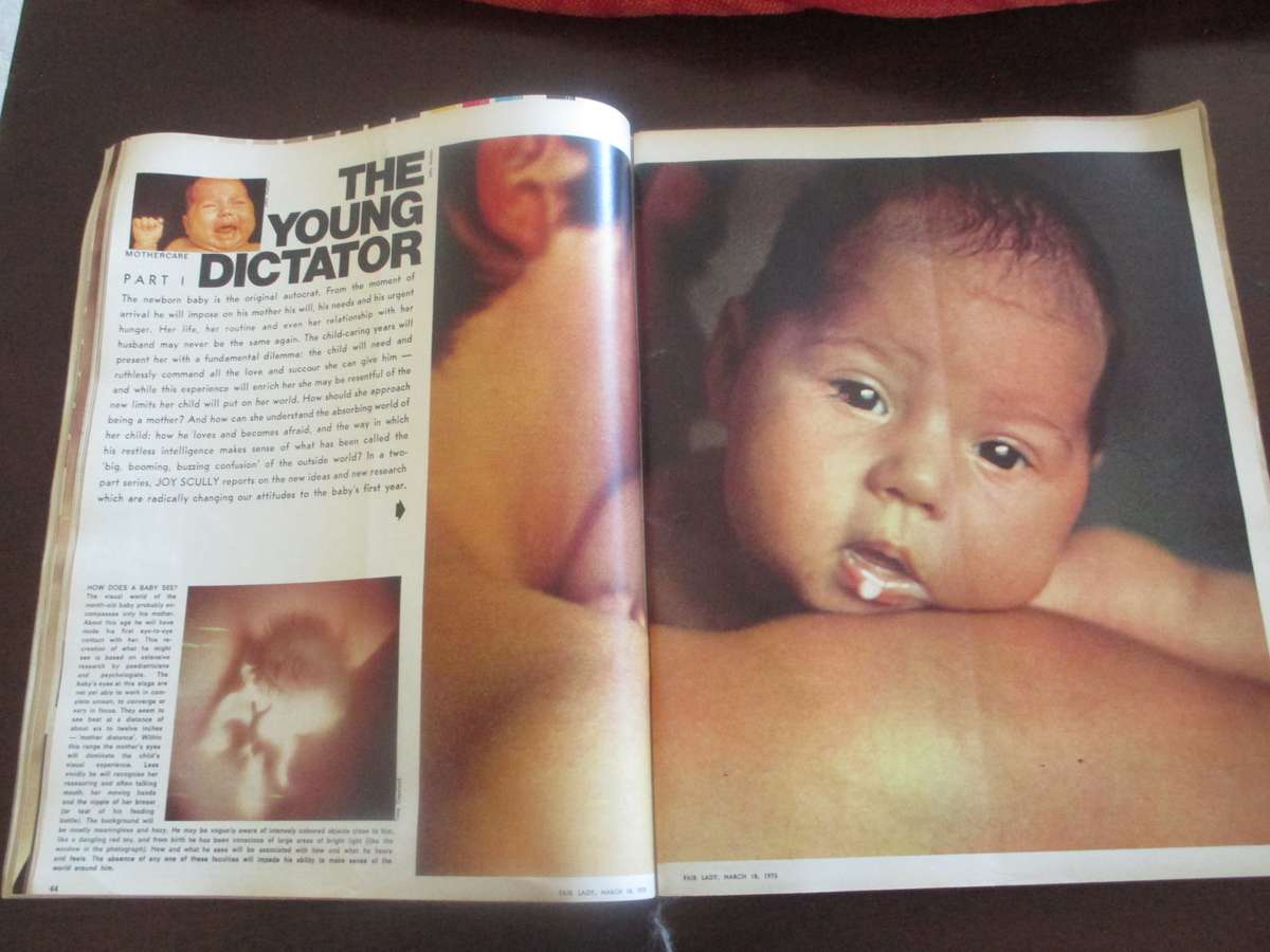 Vintage March 1970 Fair Lady Magazine. 175p. plus Fair Lady Winter Knit Book. As per photo.