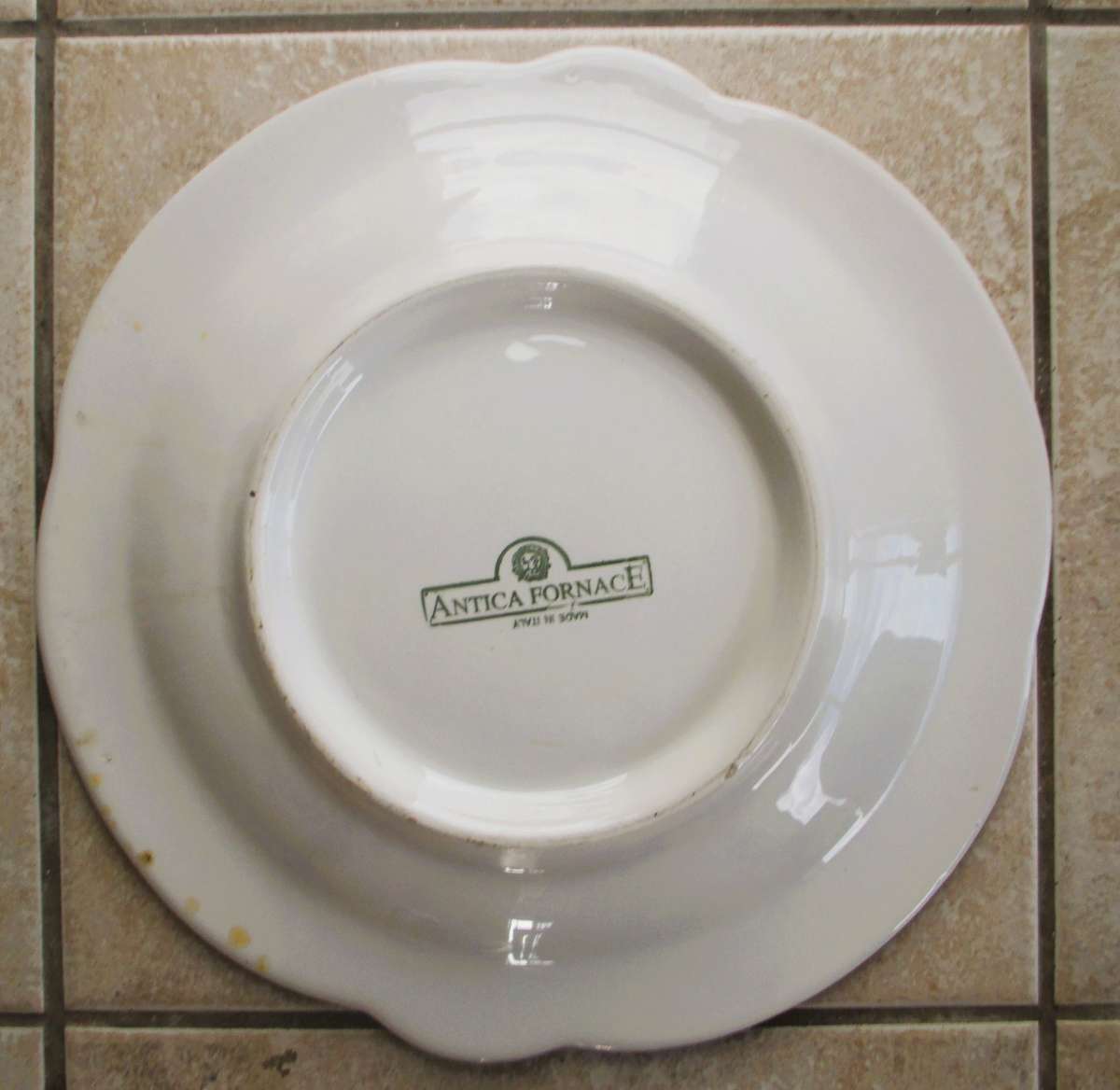 Large Antica Formage Italy VTG Fruit Platter Server 1960'2 360mm dia