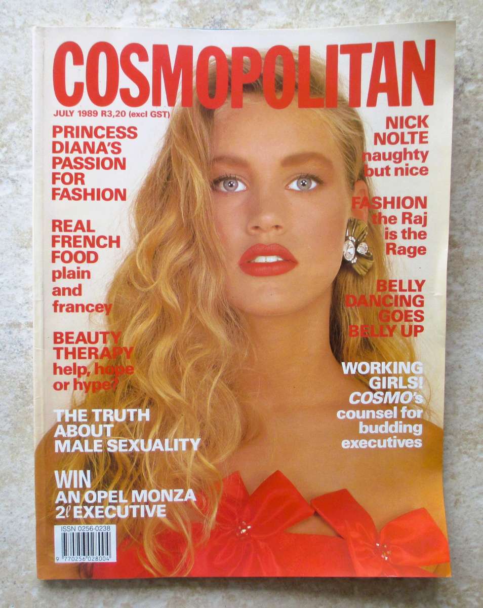 Vintage 1989 July, Cosmopolitan Magazine.