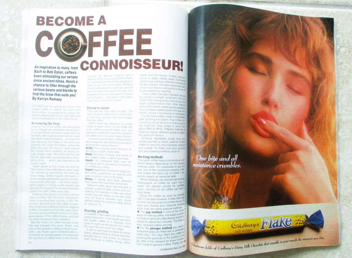 Vintage 1990 July, Cosmopolitan Magazine.