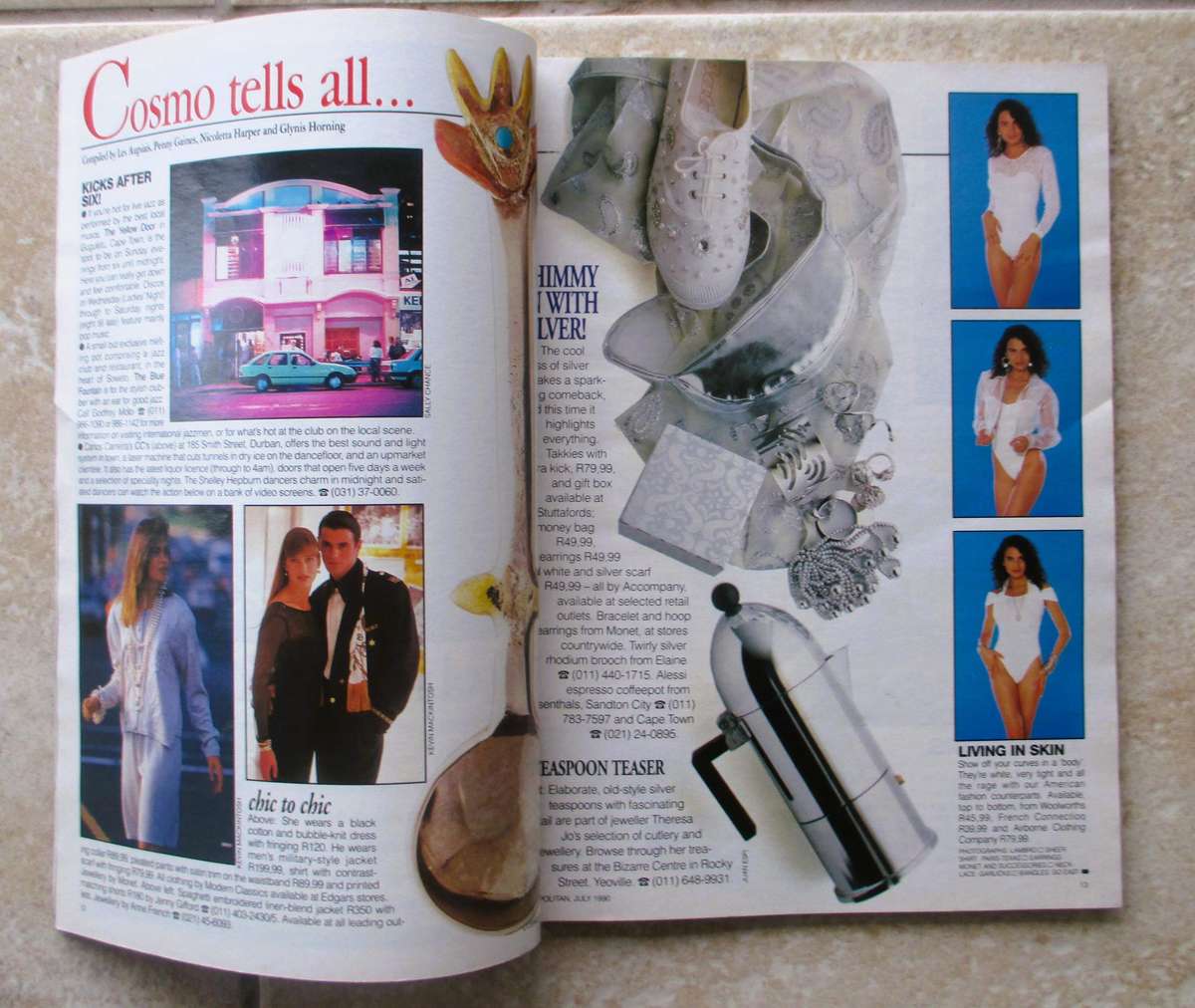 Vintage 1989 July, Cosmopolitan Magazine.