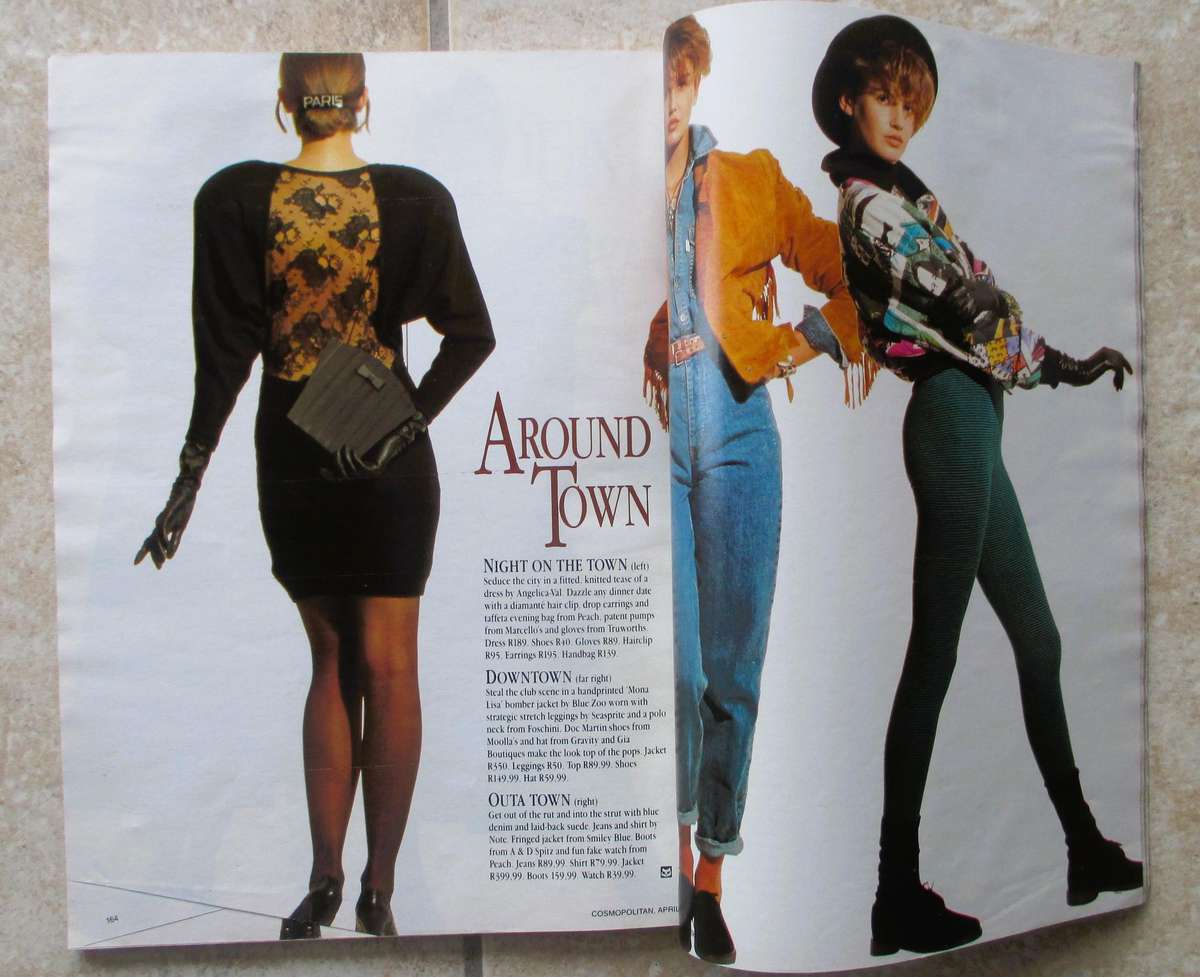 Vintage 1989 April, Cosmopolitan Magazine.