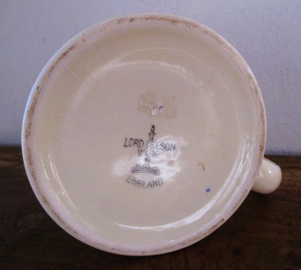 1960's Pin Up Girl Tankard Stein Beer Mug Lord Nelson Ware Elijah Cotton Ltd. Made In England