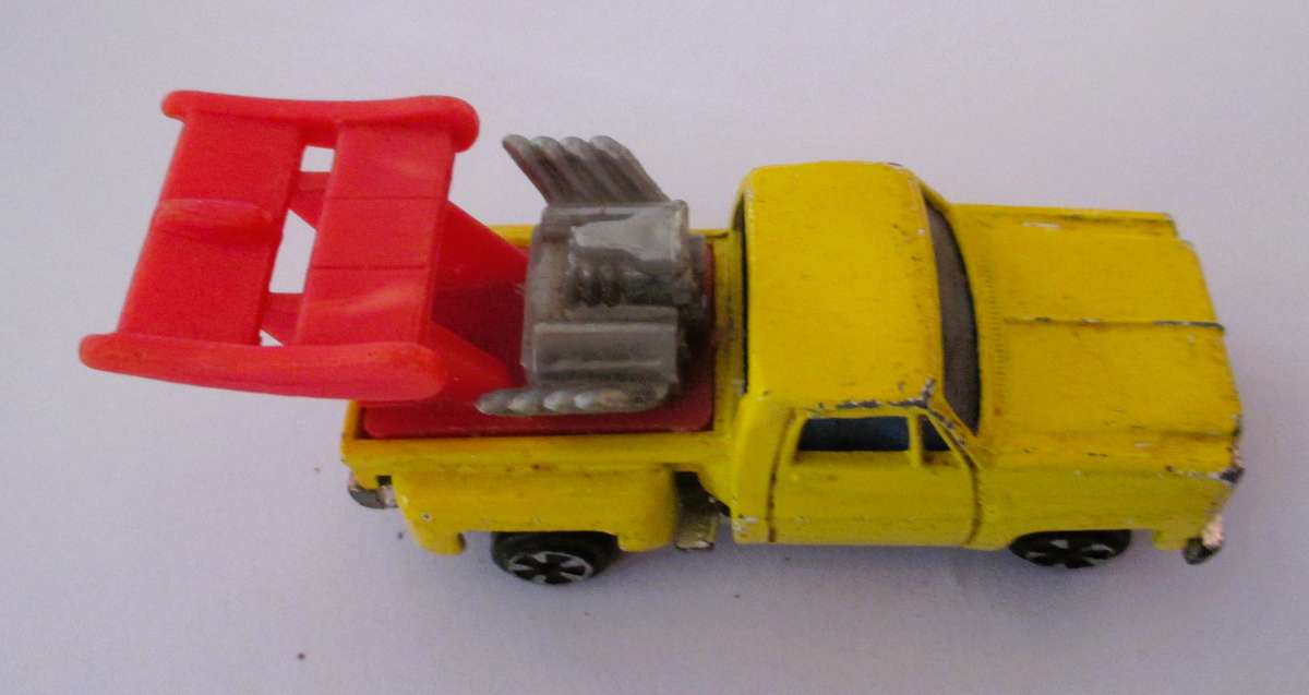 70's Super Wheels Yellow Flash Pick-Truck. 1/64