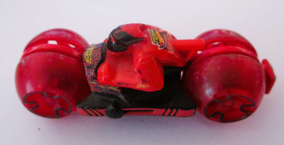 Hotwheel 2013 Mattel Motorcycle Team Red High Speed Bike