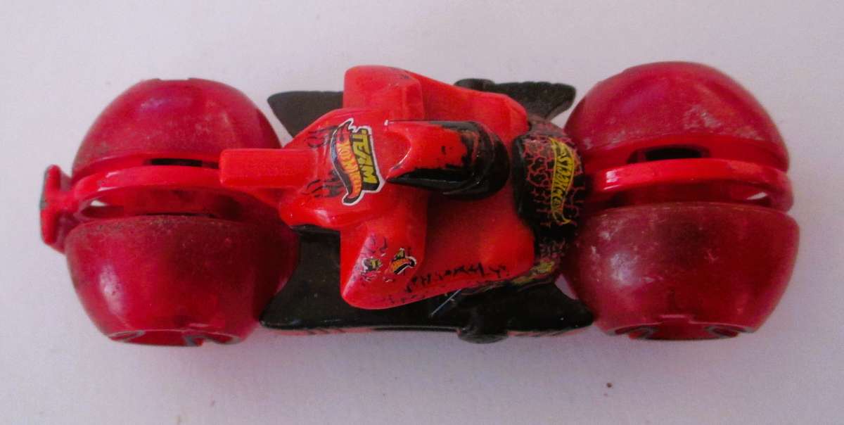 Hotwheel 2013 Mattel Motorcycle Team Red High Speed Bike