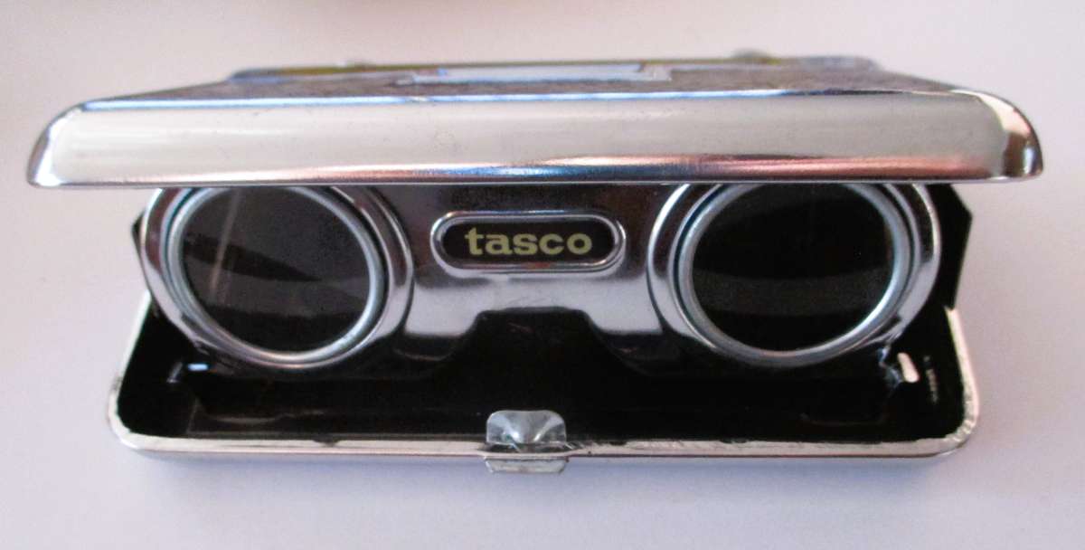 Tasco Quality Opera Glasses Model #540 Act One Vintage Japan, unused in box.