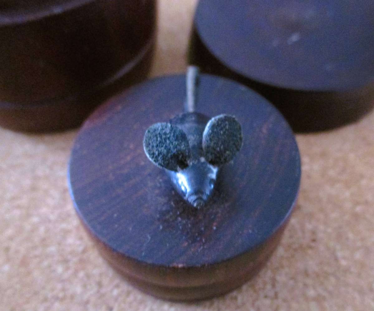 Hnadmade wooden boxes for the tooth mouse. adorable.