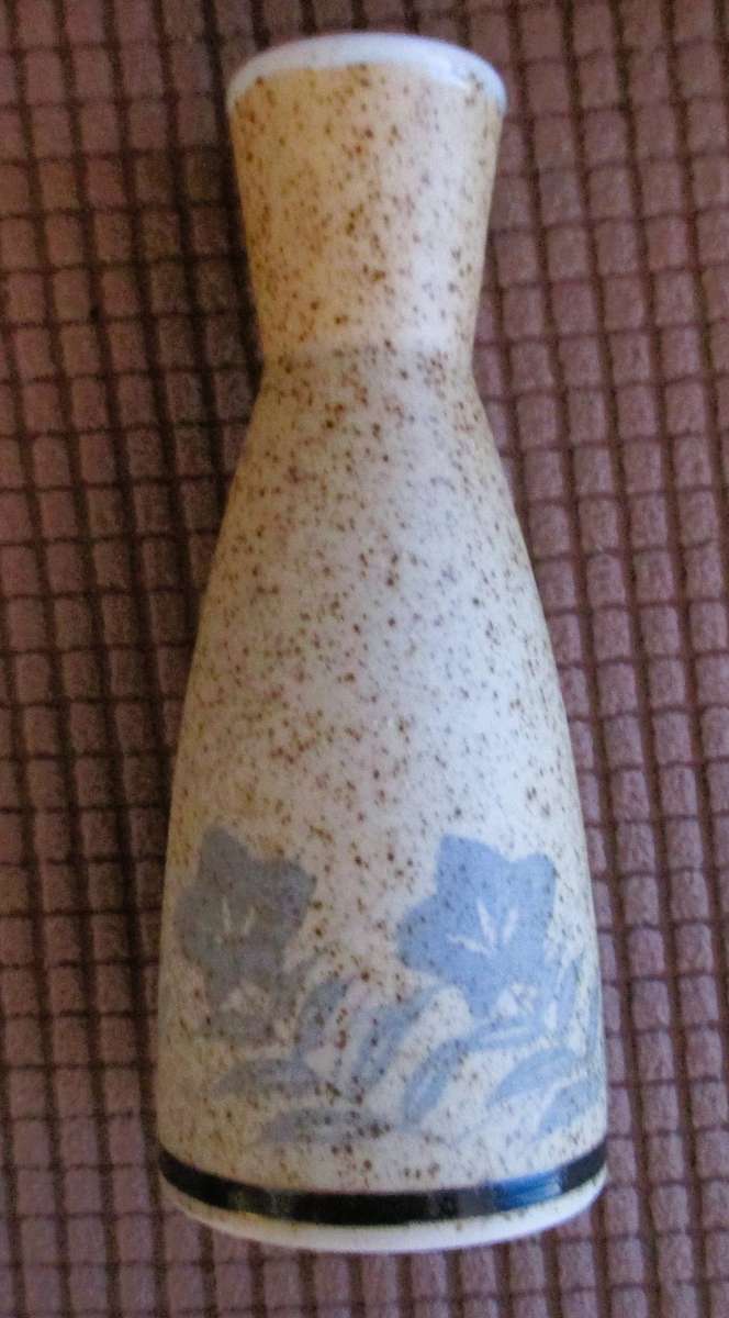 Set of three sake pitchers (tokkuri) and six small sake cups (ochoko).