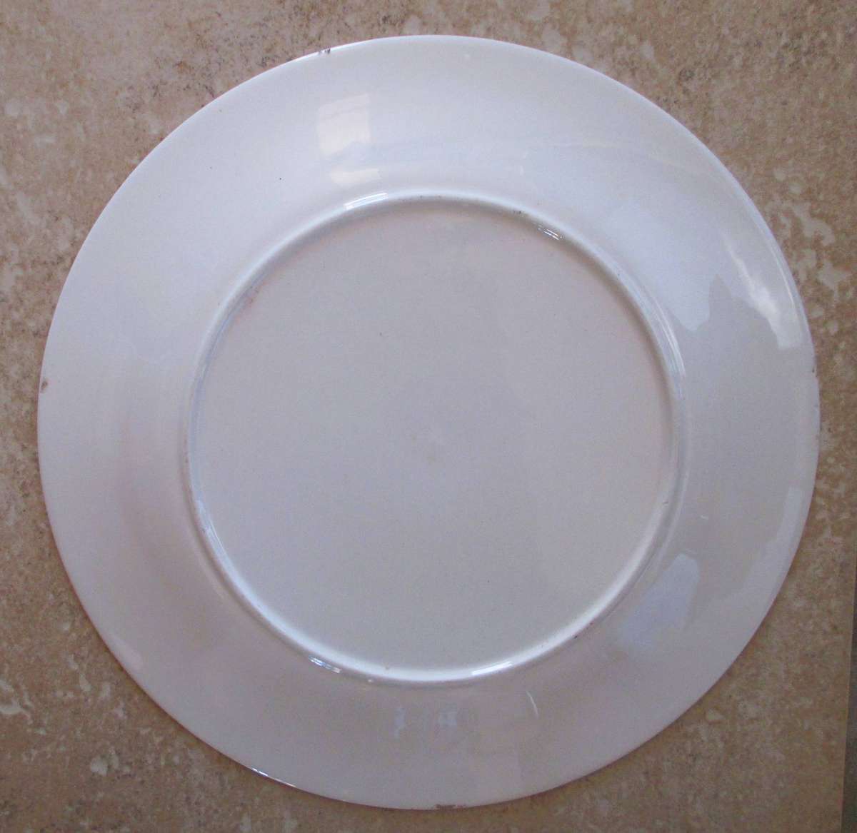 Vintage decorative souvenir plate with panoramic view of Venice, hanging plate, 28cm diameter.
