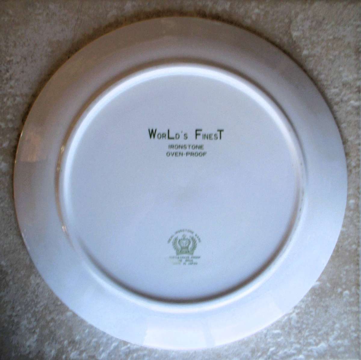 Ironstone Oven Proof Floral Pavlova Plate Approx 32cm diameter Made in Japan