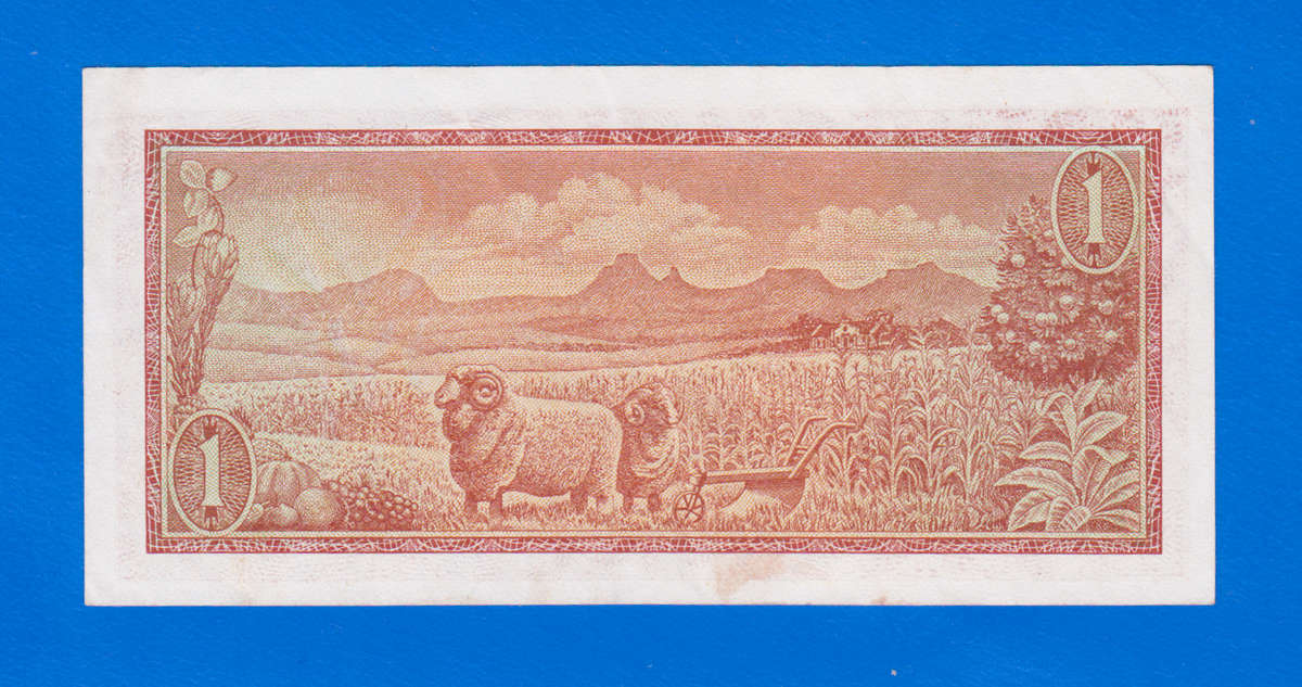 South Africa 1 Rand Banknote, 1973-1975