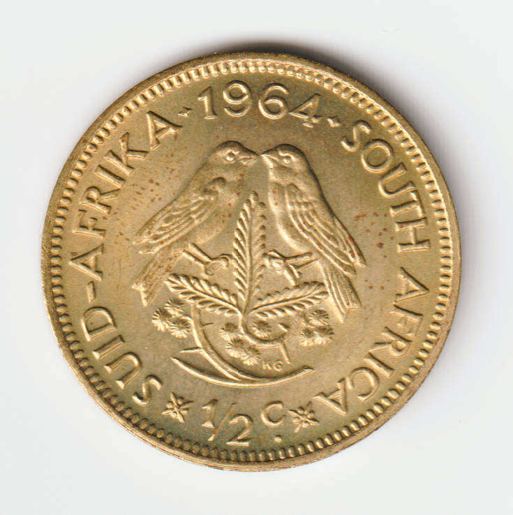 1964 South Africa Half Cent