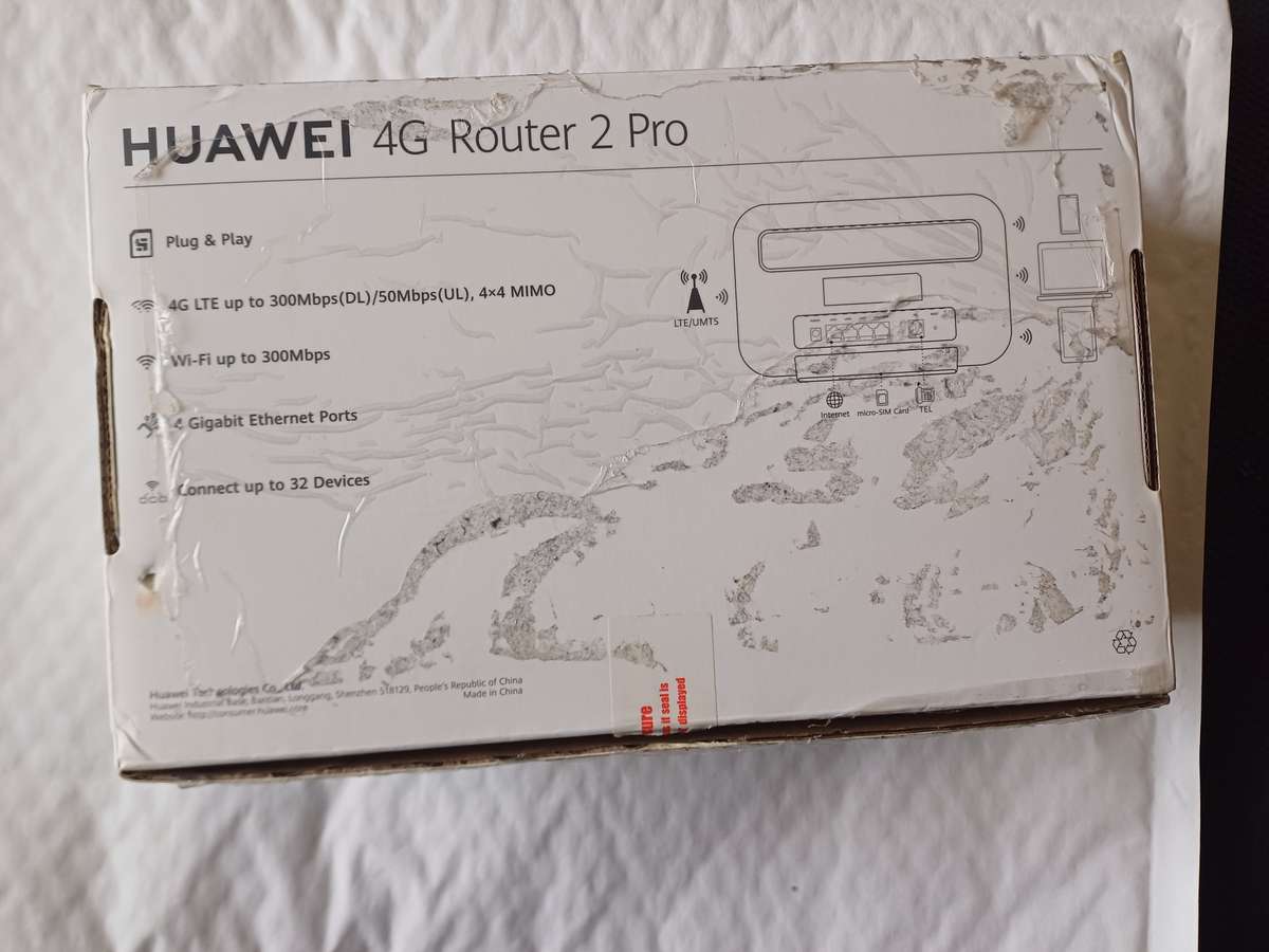Huawei 4G Router 2 Pro - Accepts SIM Card