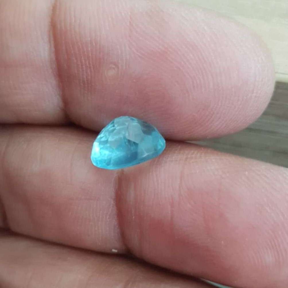 2.78Ct. Aquamarine Blue Oval Shape Brazil Precious Gem Ravishing! Natural