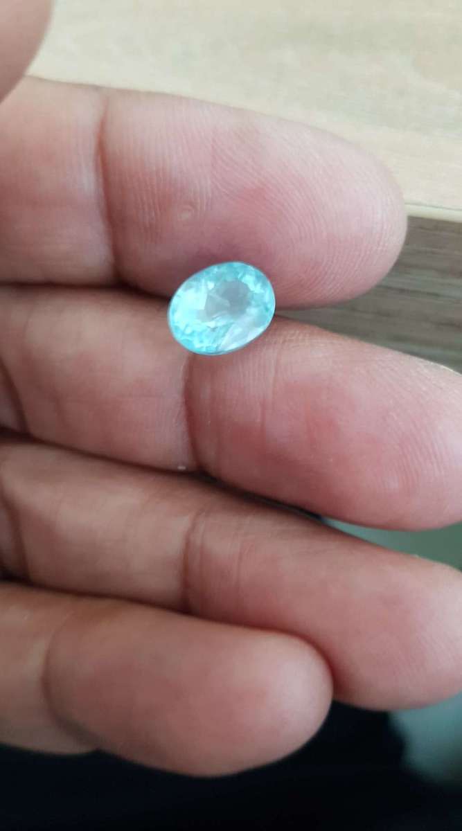 2.78Ct. Aquamarine Blue Oval Shape Brazil Precious Gem Ravishing! Natural