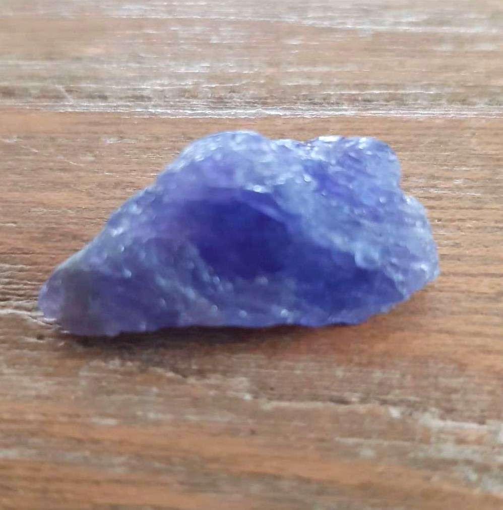TANZANITE 17.52Cts. NATURAL VIOLET BLUE  ROUGH