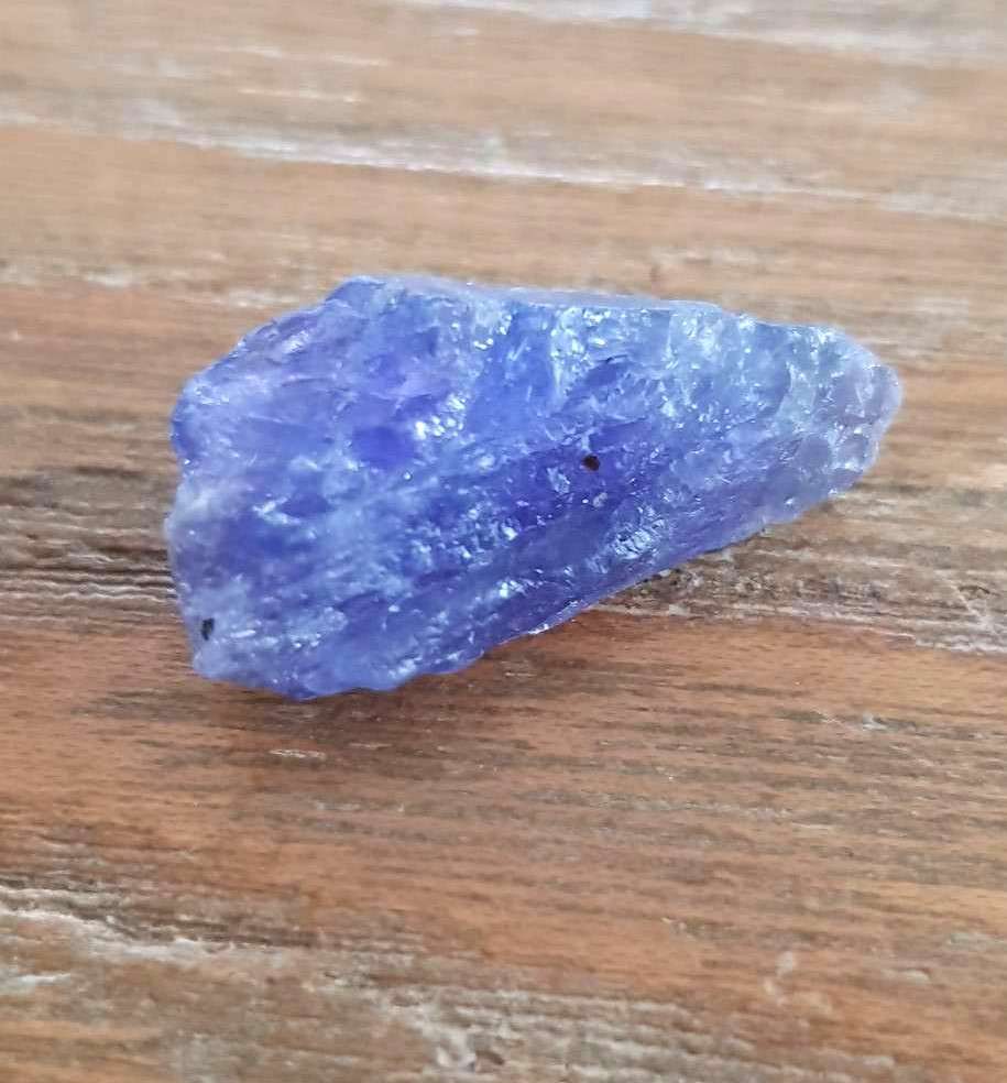 TANZANITE 17.52Cts. NATURAL VIOLET BLUE  ROUGH