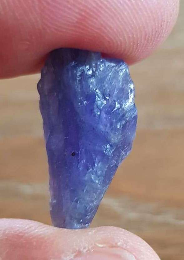 TANZANITE 17.52Cts. NATURAL VIOLET BLUE  ROUGH