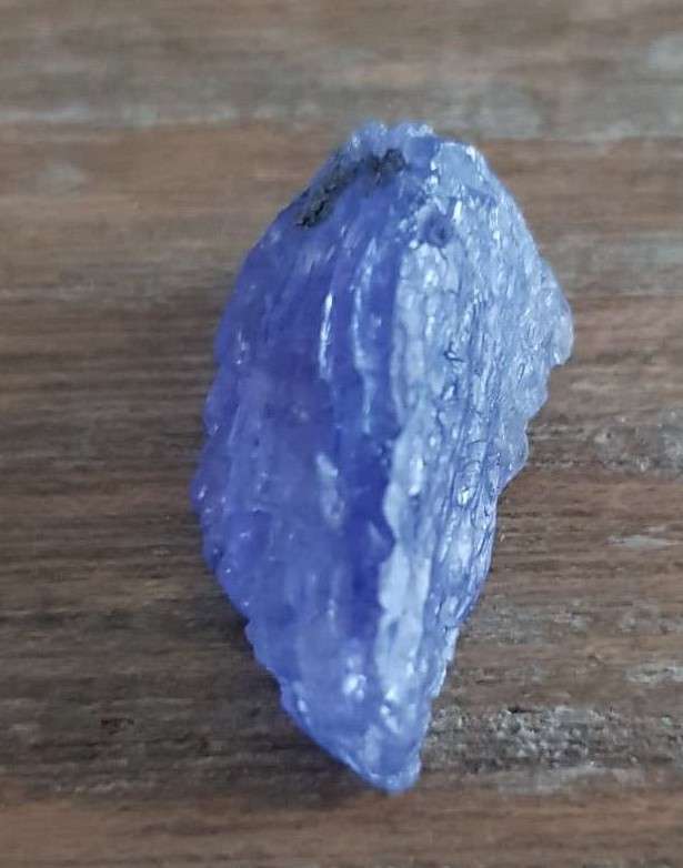 TANZANITE 14.77Cts. NATURAL VIOLET BLUE  ROUGH