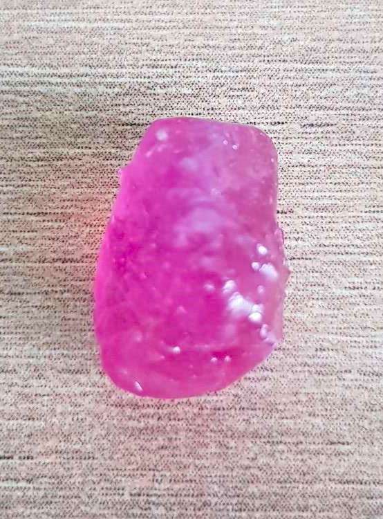 11.35Ct.  Ruby Rough Top Purplish Red Natural