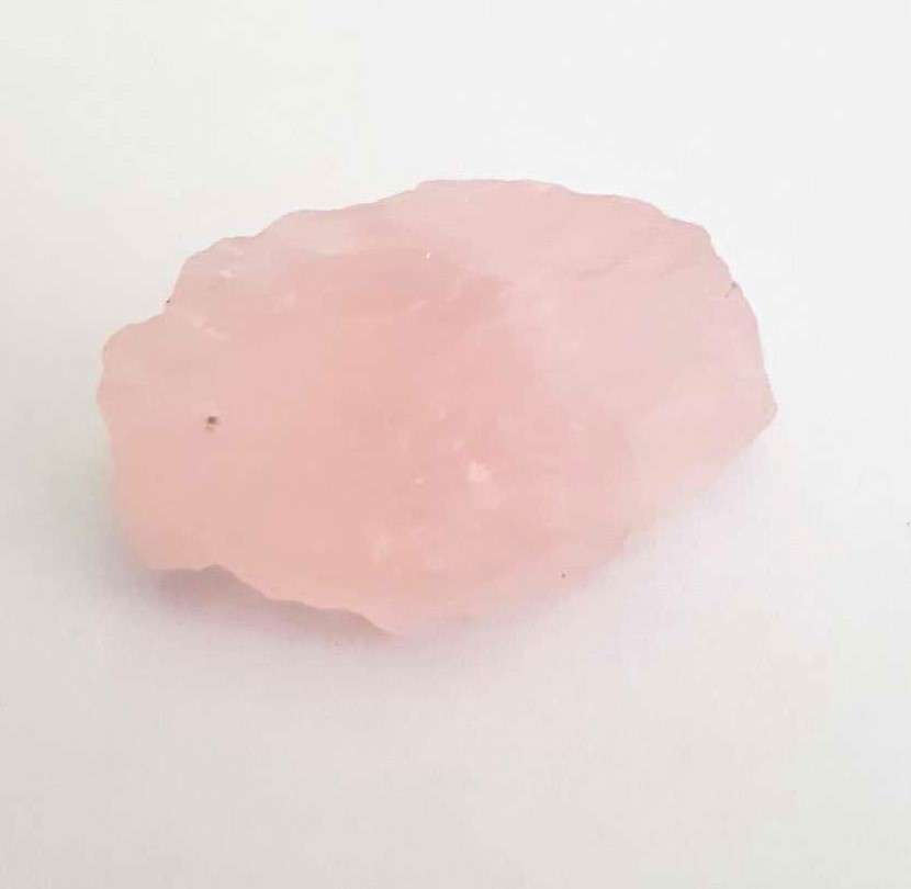 Rose Quartz Stone 42.80Cts Raw Crystal Natural Rose Quartz