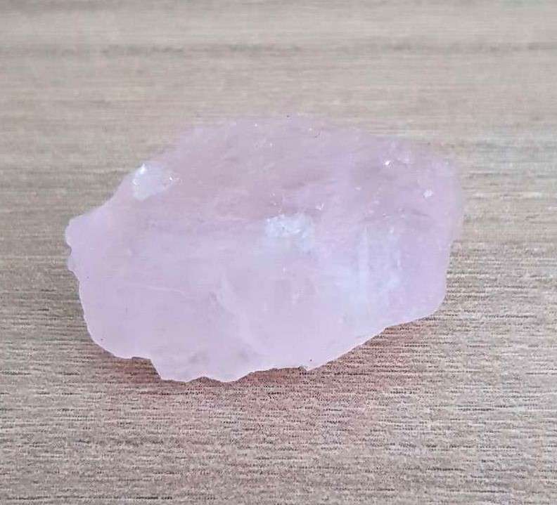 Rose Quartz Stone 42.80Cts Raw Crystal Natural Rose Quartz