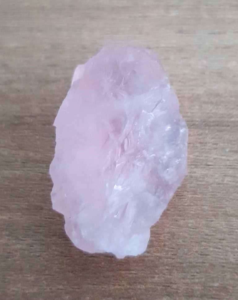 Rose Quartz Stone 42.80Cts Raw Crystal Natural Rose Quartz