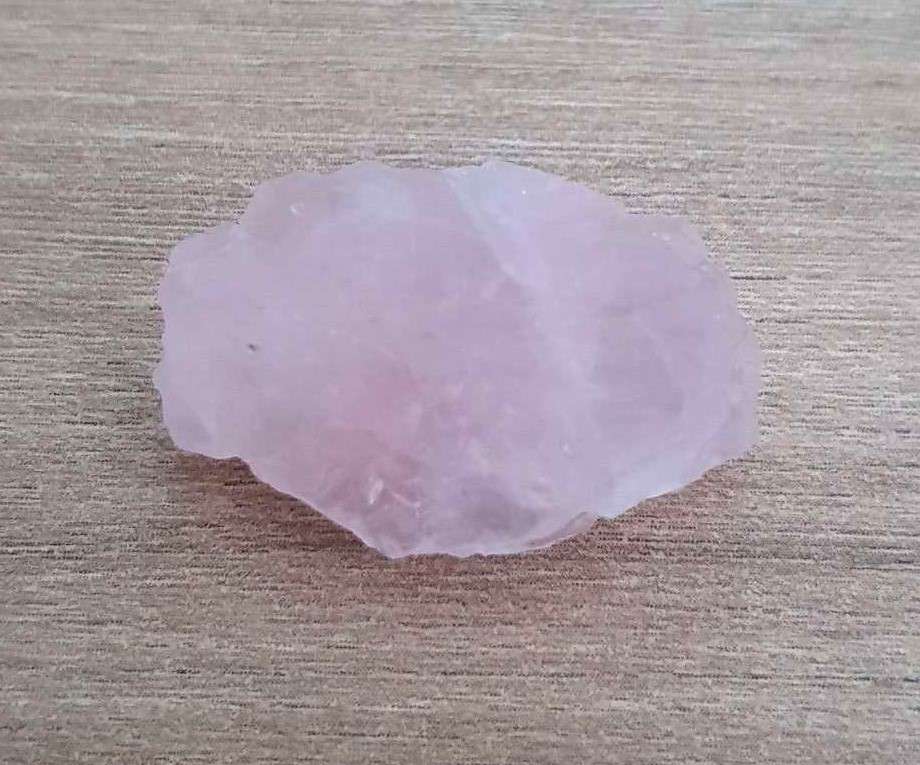 Rose Quartz Stone 42.80Cts Raw Crystal Natural Rose Quartz