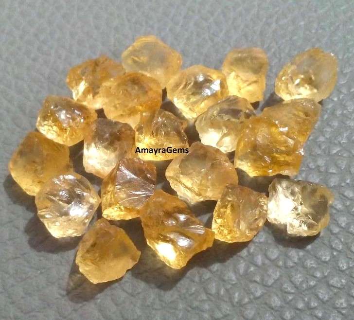 Natural Citrine Gemstone Stone Size 14-16 MM ,Loose citrine,Rough citrine
