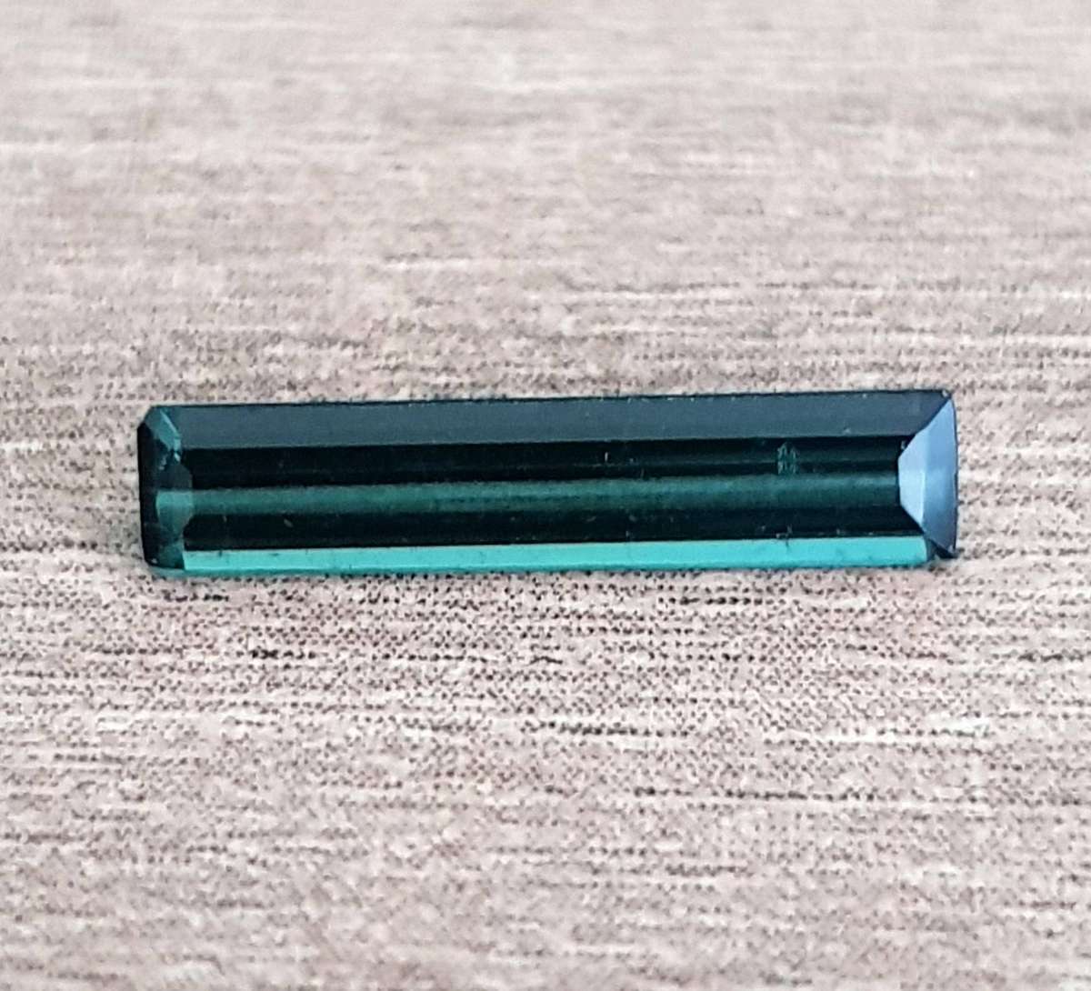 1.80ct Blue/Green Tourmaline VS Baguette Natural Gemstone