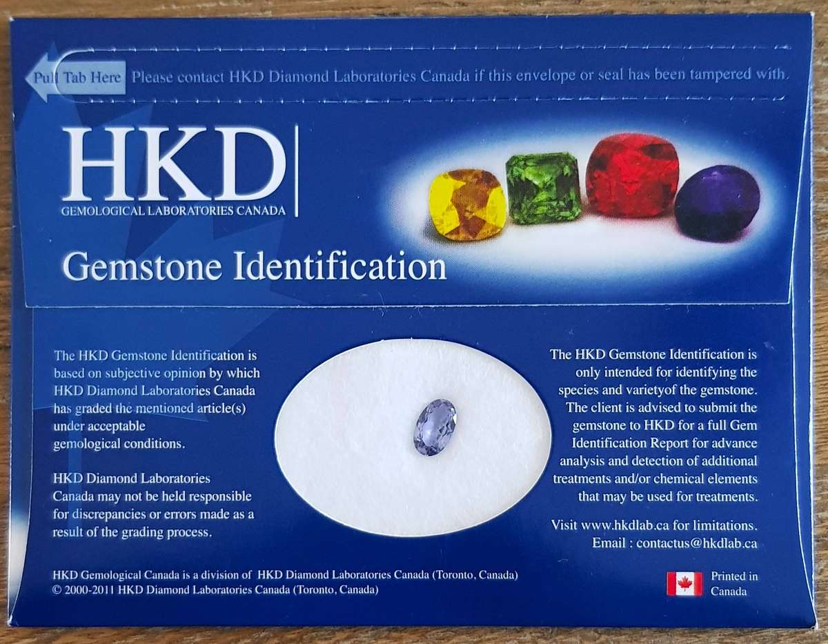 Tanzanite Bluish Violet 1.26Ct Oval  Ravishing Colour & Full Fire!