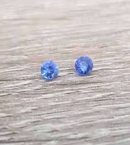 Tanzanite 0.31Ct.Oval Shape 2 Pcs **Pair**Purplish Blue Natural