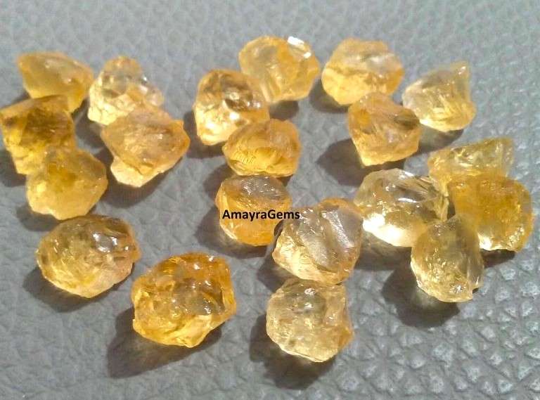 Natural Citrine Gemstone Stone Size 14-16 MM ,Loose citrine,Rough citrine