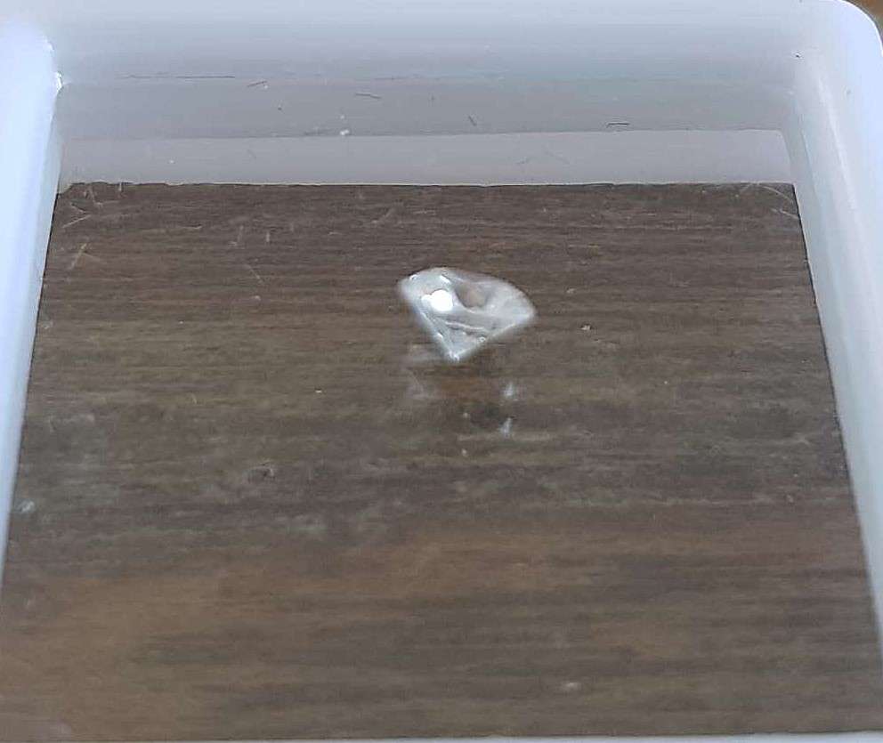 0.21Cts Diamond**Certified** F/SI1 Natural Loose White Cut Natural