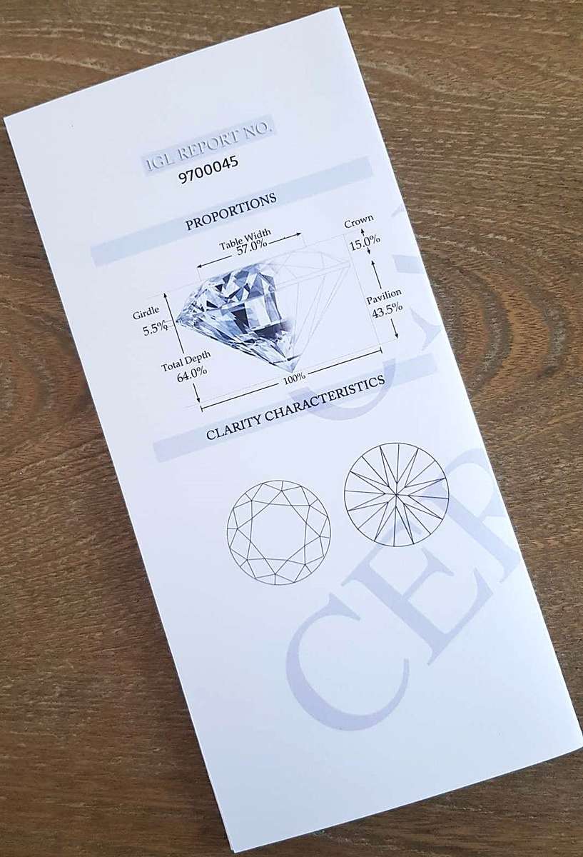 0.34Cts Diamond**Certified** F/VS2 Natural Loose White Cut Natural