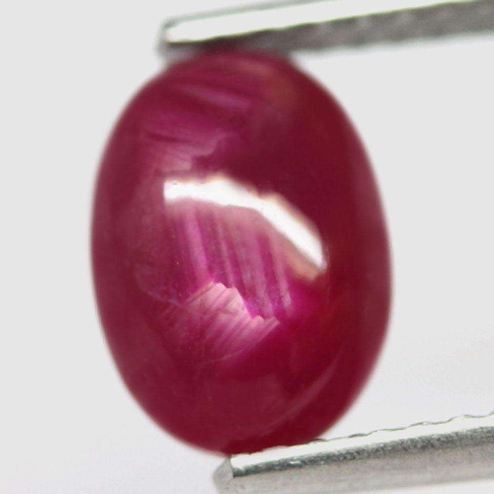 1.01Ct. Ruby Star 6 Ray Top Red  Oval Cabochon Mozambique Amazing!Gemstone