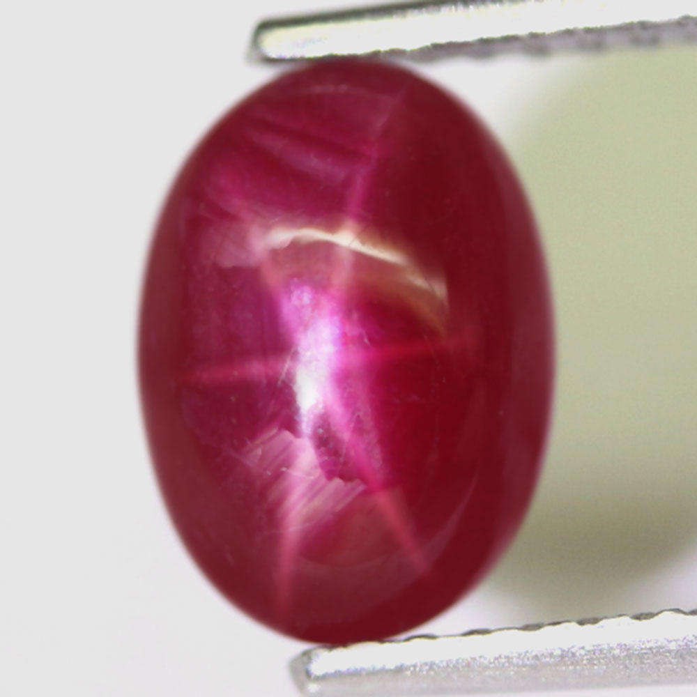 1.01Ct. Ruby Star 6 Ray Top Red  Oval Cabochon Mozambique Amazing!Gemstone
