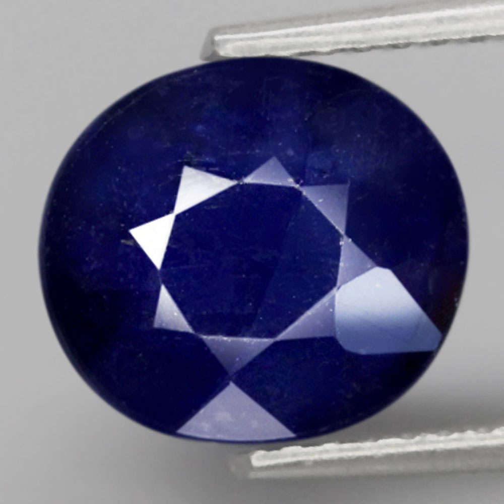 4.00Ct.  Sapphire Cornflower Blue Oval Facet Heated Mozambique Natural Gemstone