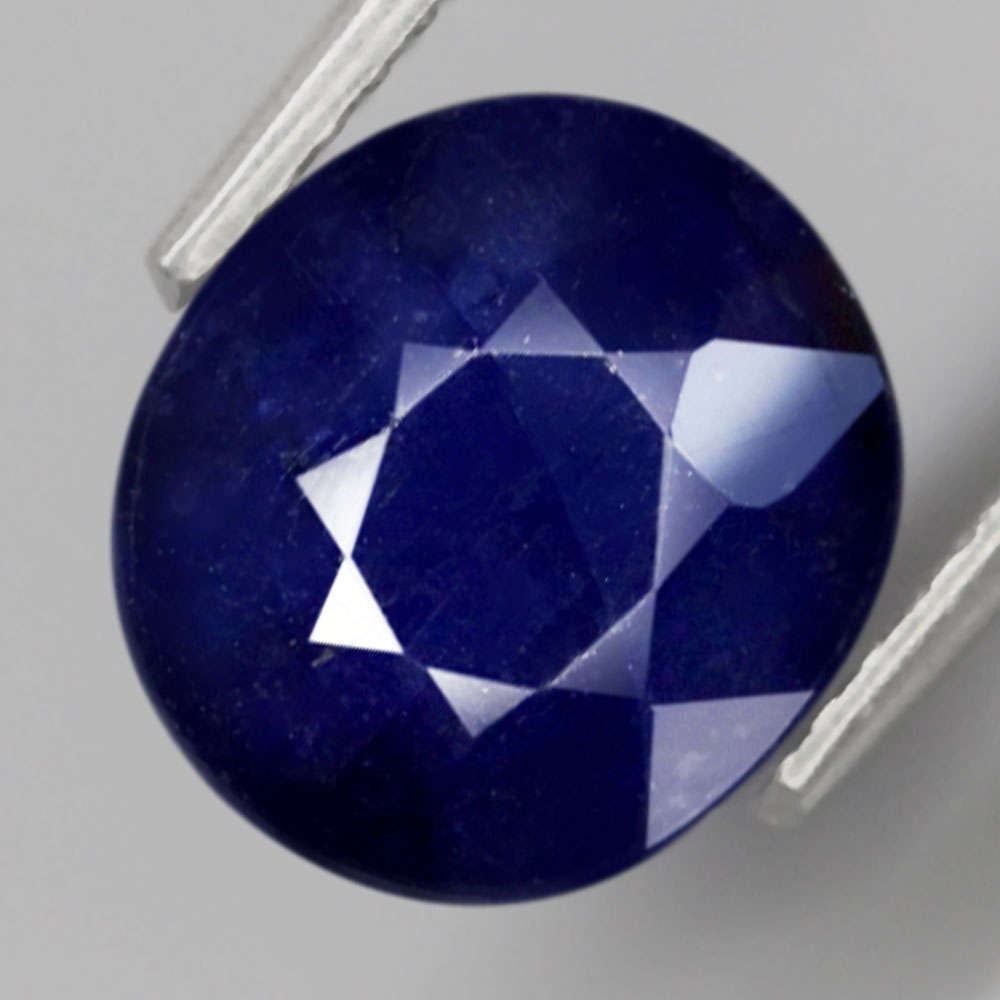4.00Ct.  Sapphire Cornflower Blue Oval Facet Heated Mozambique Natural Gemstone