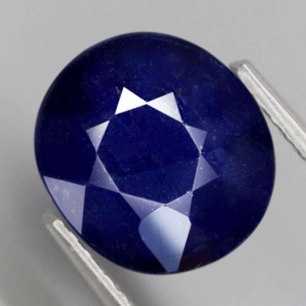 4.00Ct.  Sapphire Cornflower Blue Oval Facet Heated Mozambique Natural Gemstone